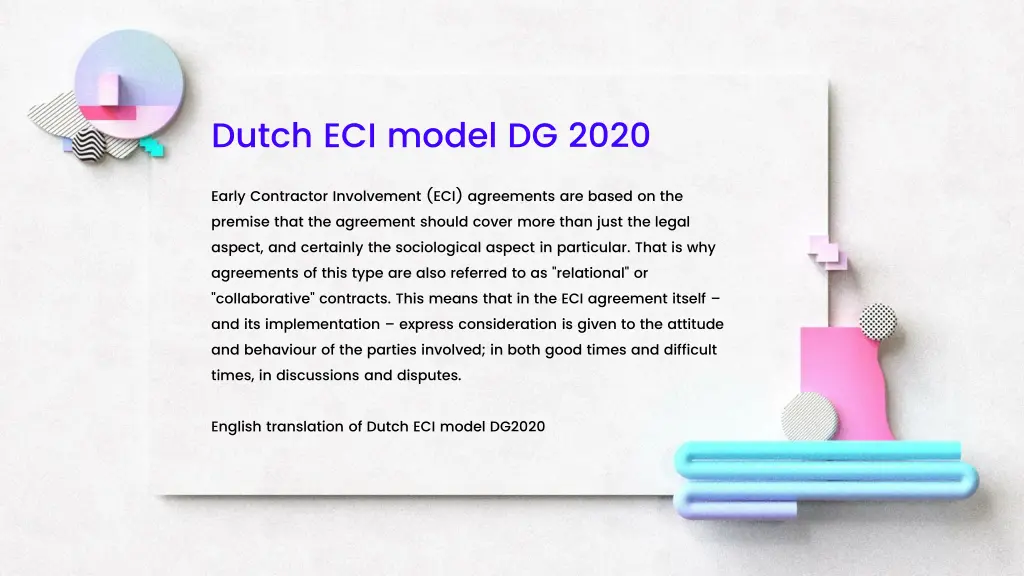 dutch eci model dg 2020