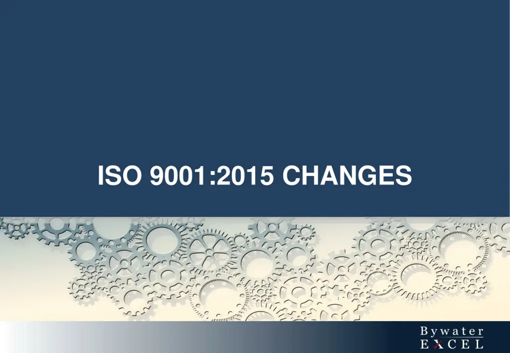 iso 9001 2015 changes