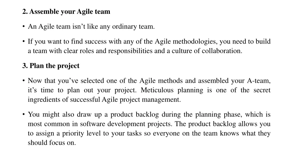 2 assemble your agile team