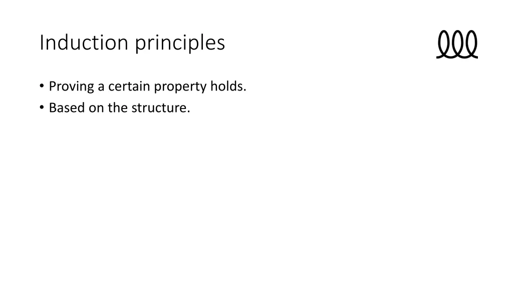 induction principles