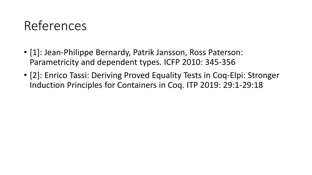 references
