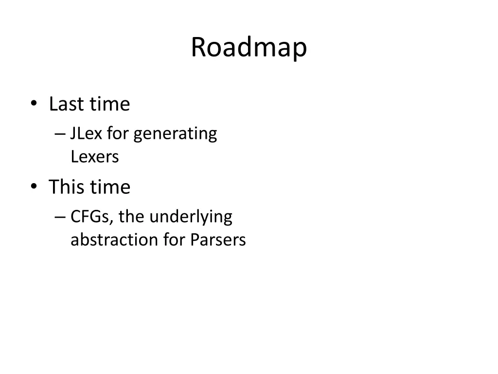 roadmap