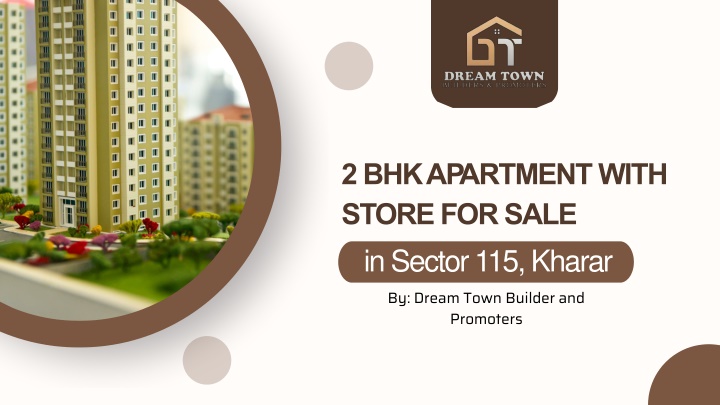 2 bhk ap artment with store for sale in sector