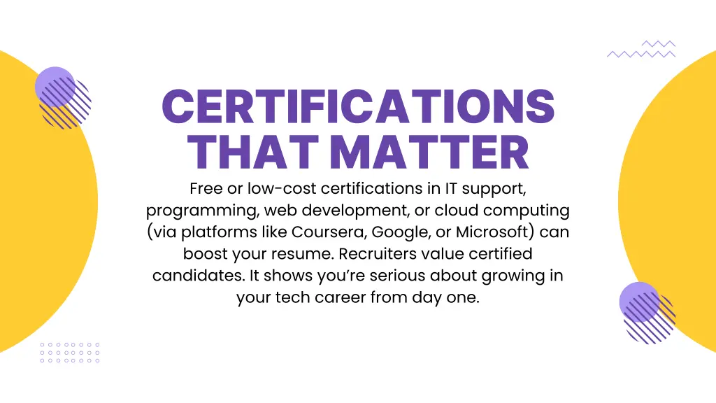certifications that matter free or low cost