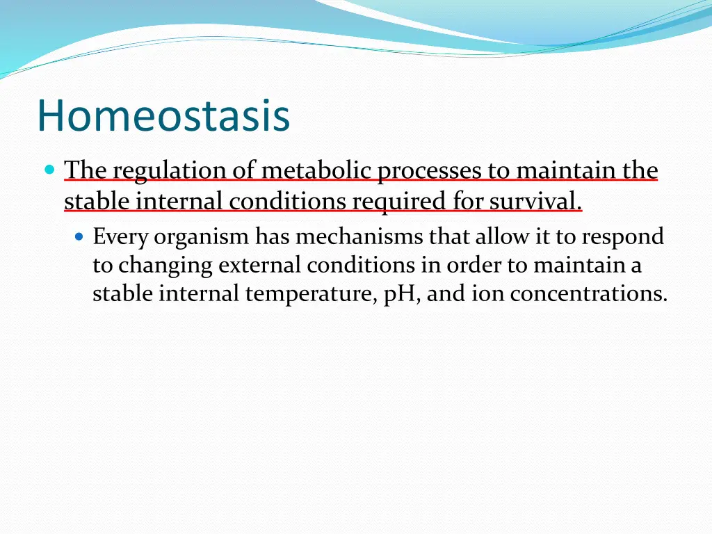 homeostasis