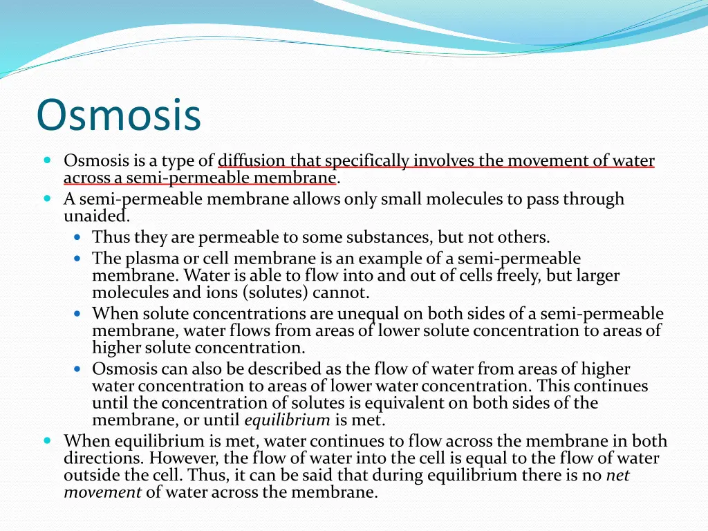 osmosis
