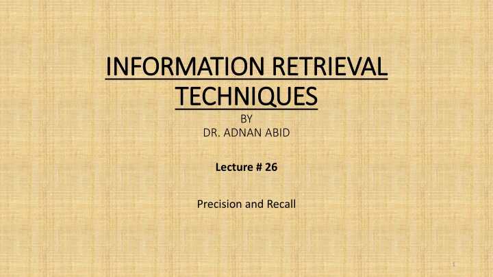 information retrieval information retrieval