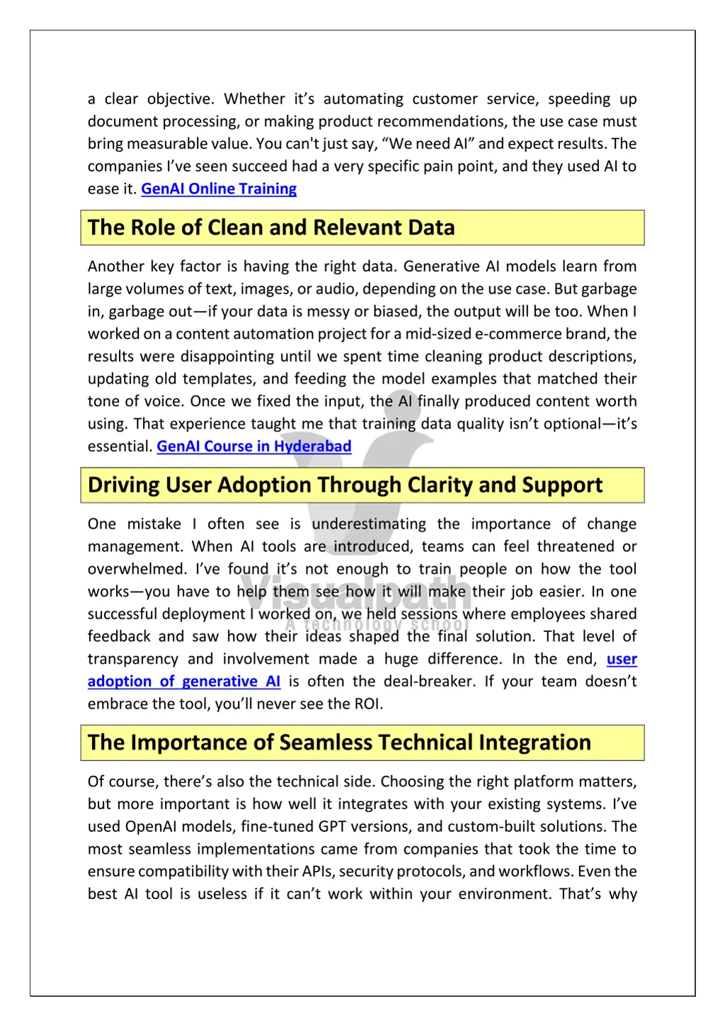 a clear objective whether it s automating