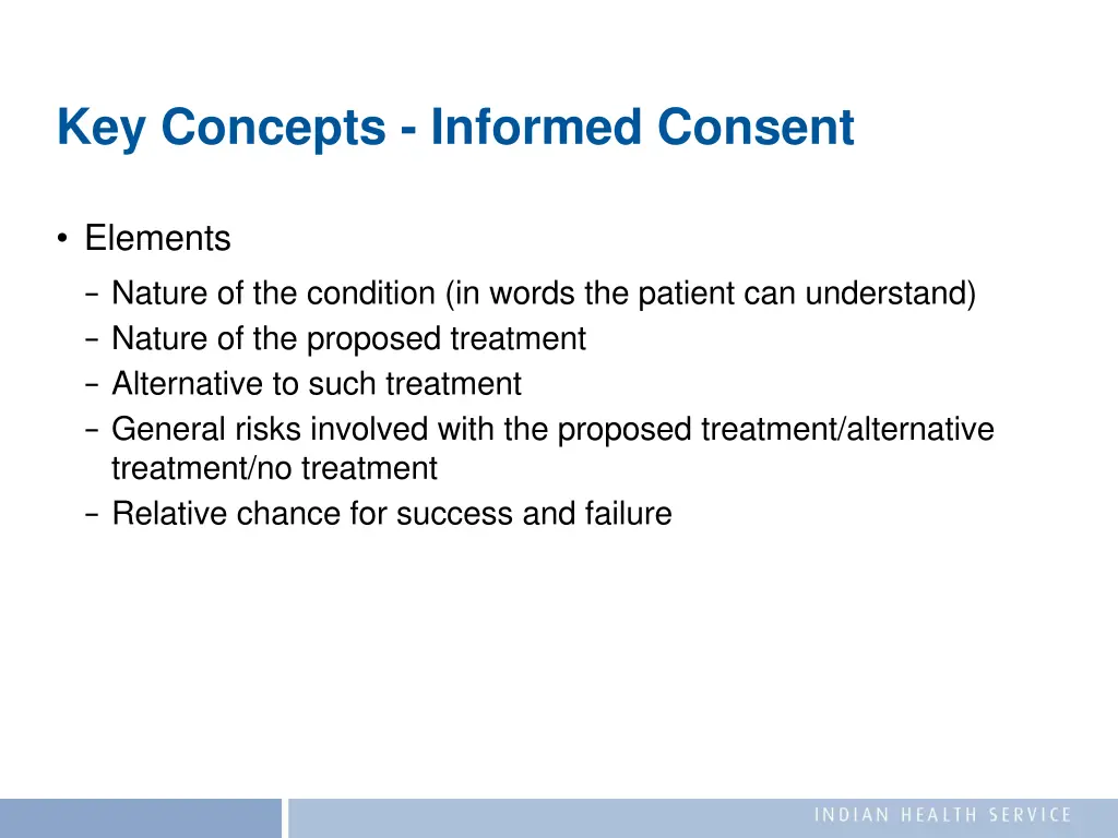 key concepts informed consent 1