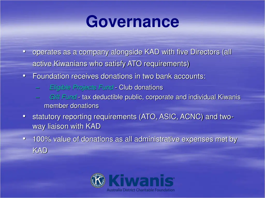 governance