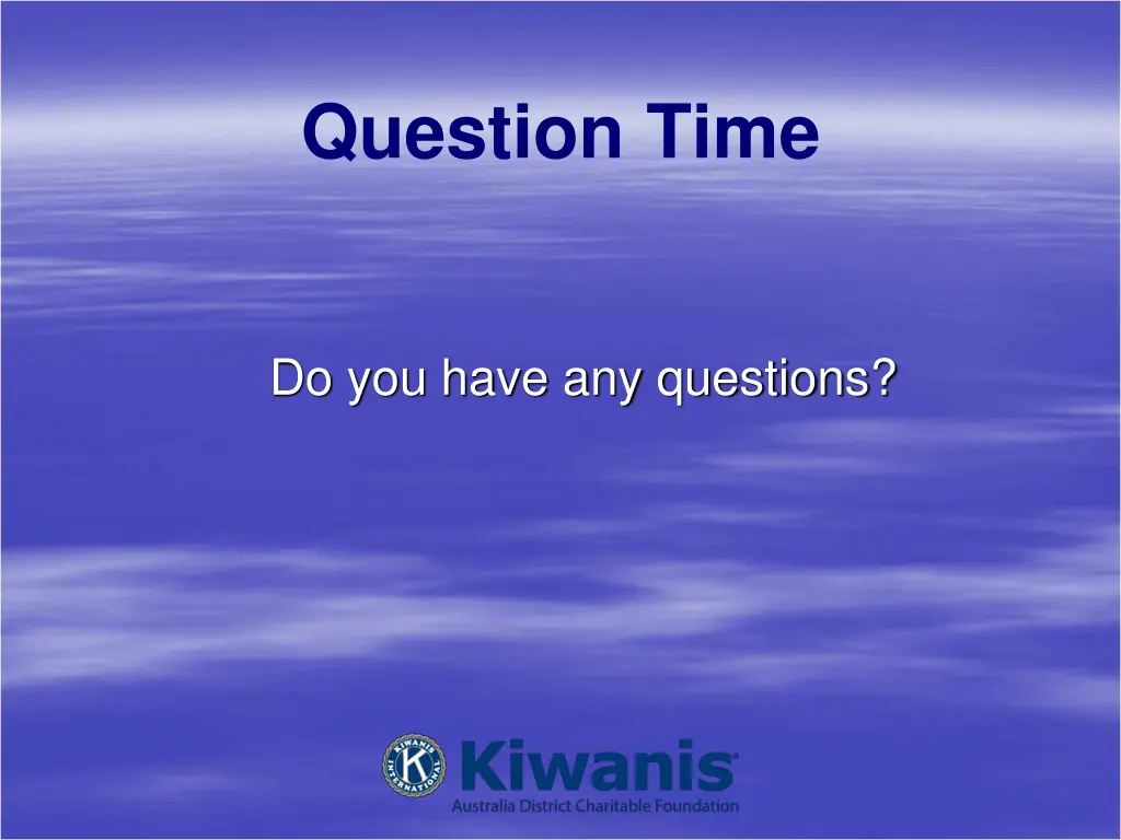 question time