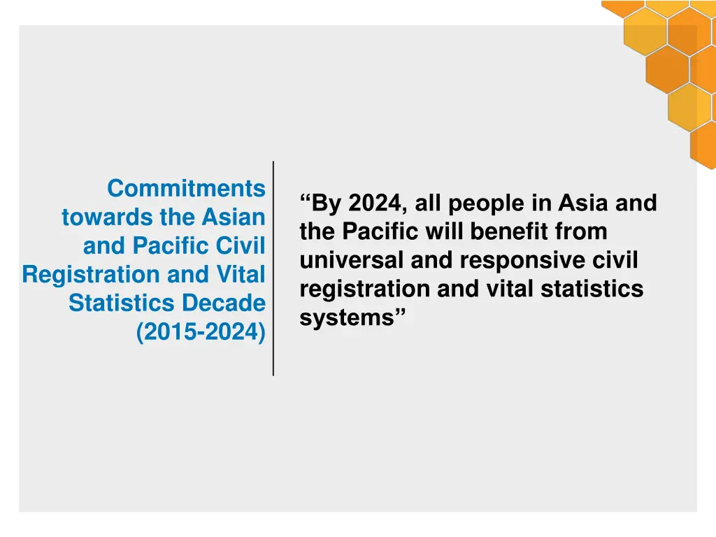 commitments towards the asian and pacific civil