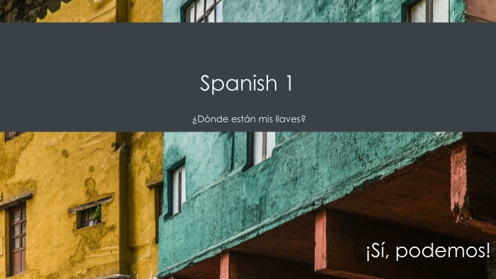 spanish 1