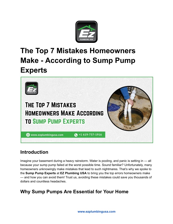 the top 7 mistakes homeowners make according