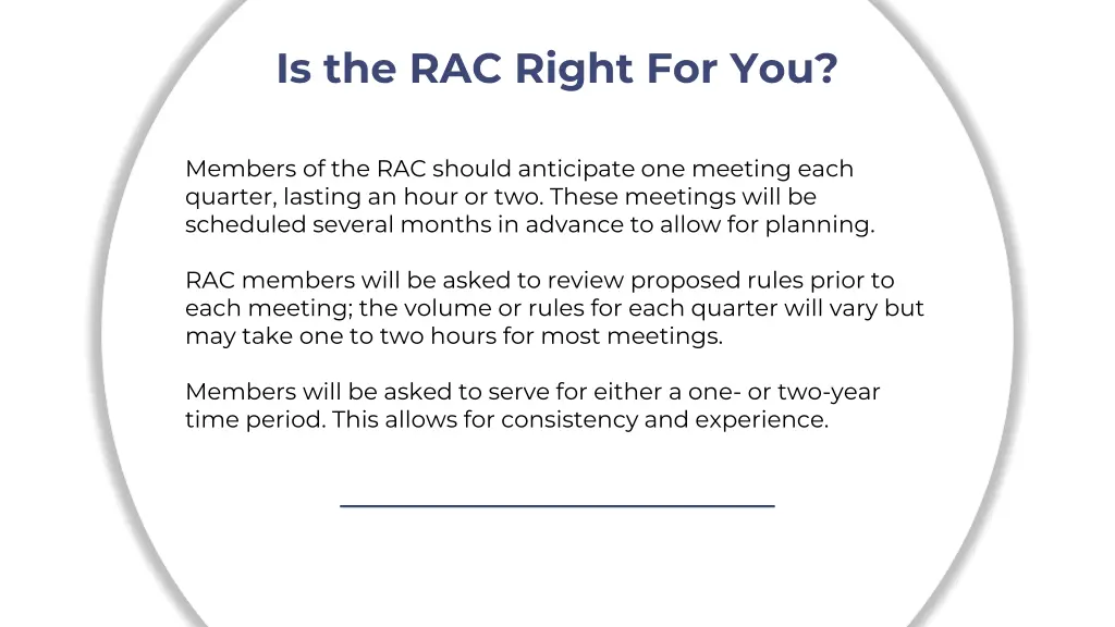 is the rac right for you