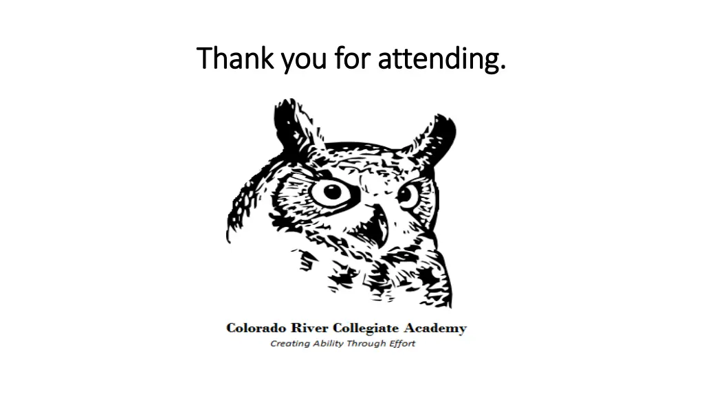 thank you for attending thank you for attending