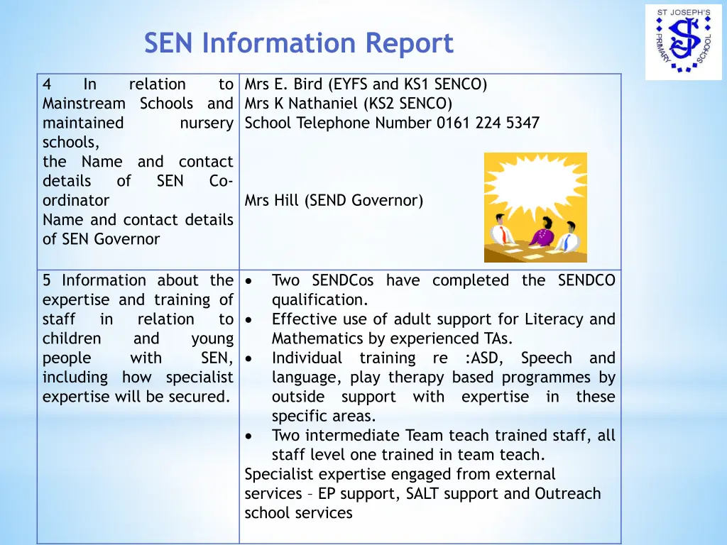 sen information report 3