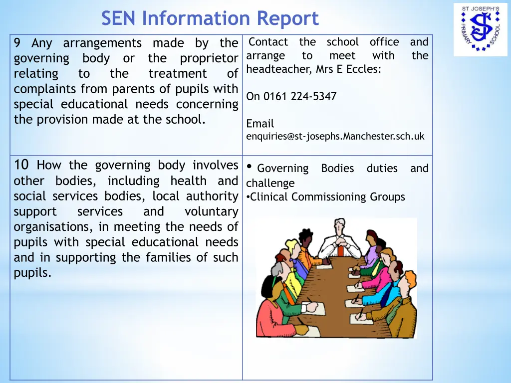 sen information report 6