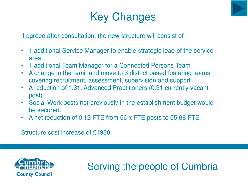 key changes