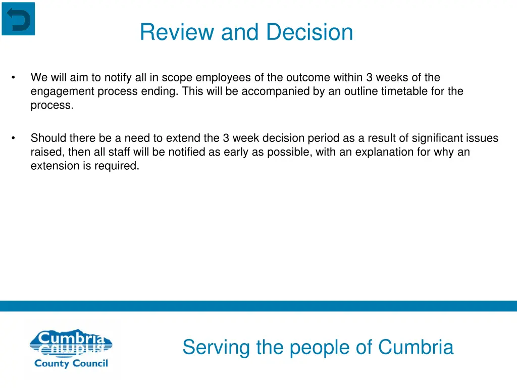 review and decision