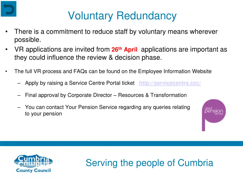 voluntary redundancy