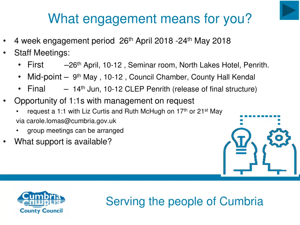 what engagement means for you