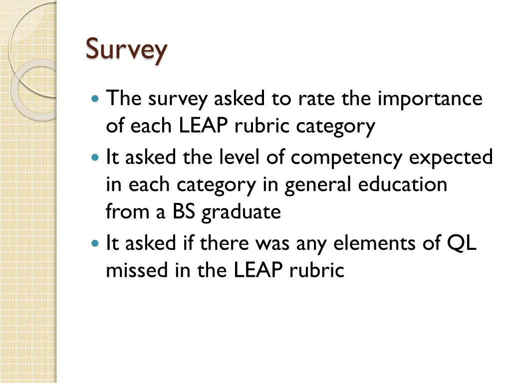 survey