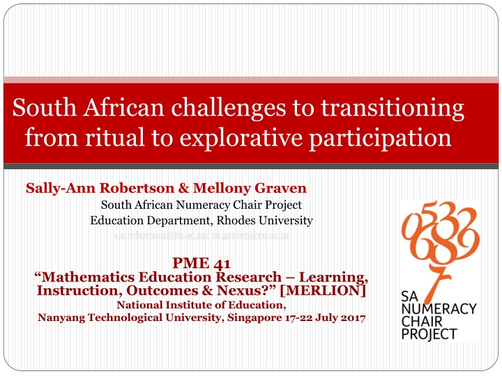 south african challenges to transitioning from