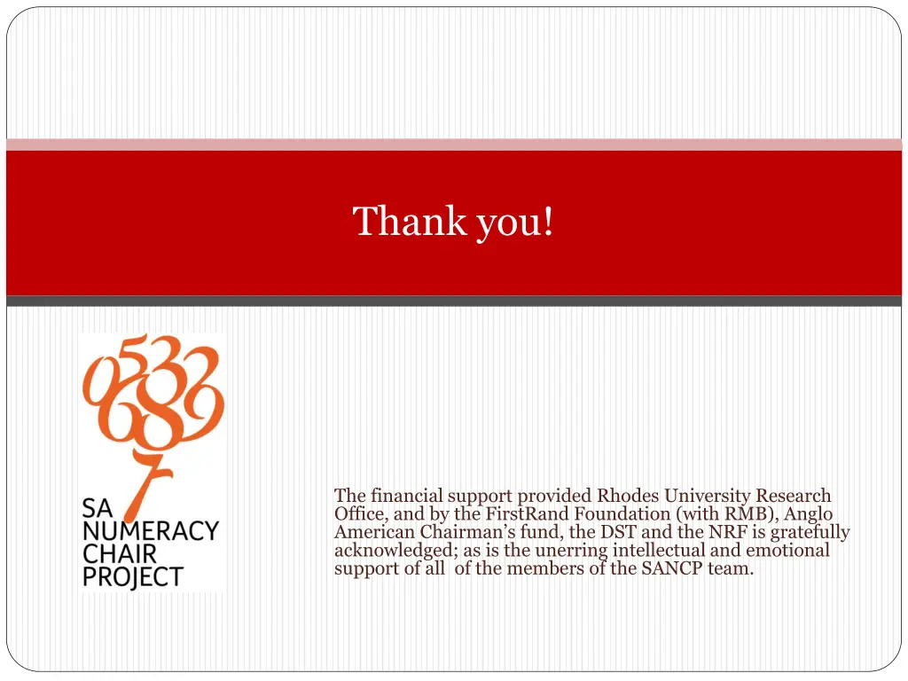 thank you
