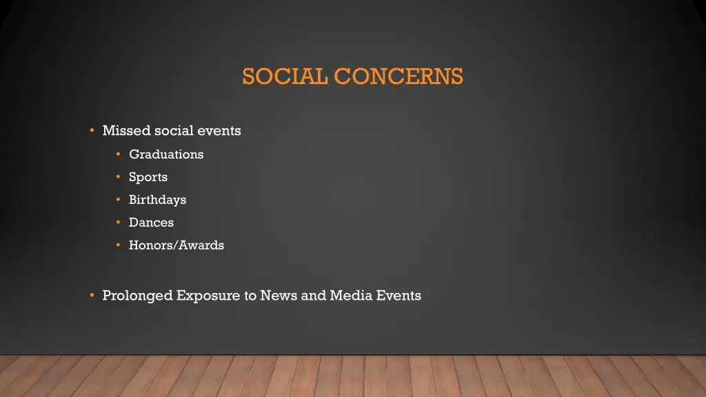 social concerns