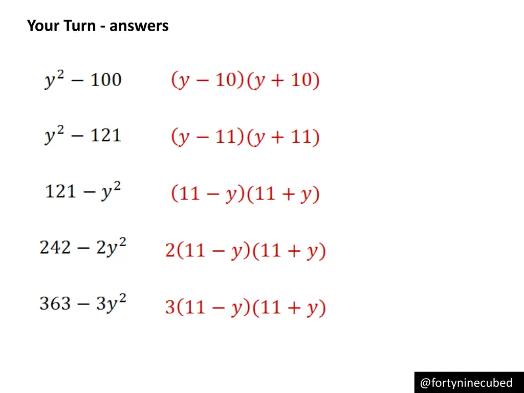 your turn answers