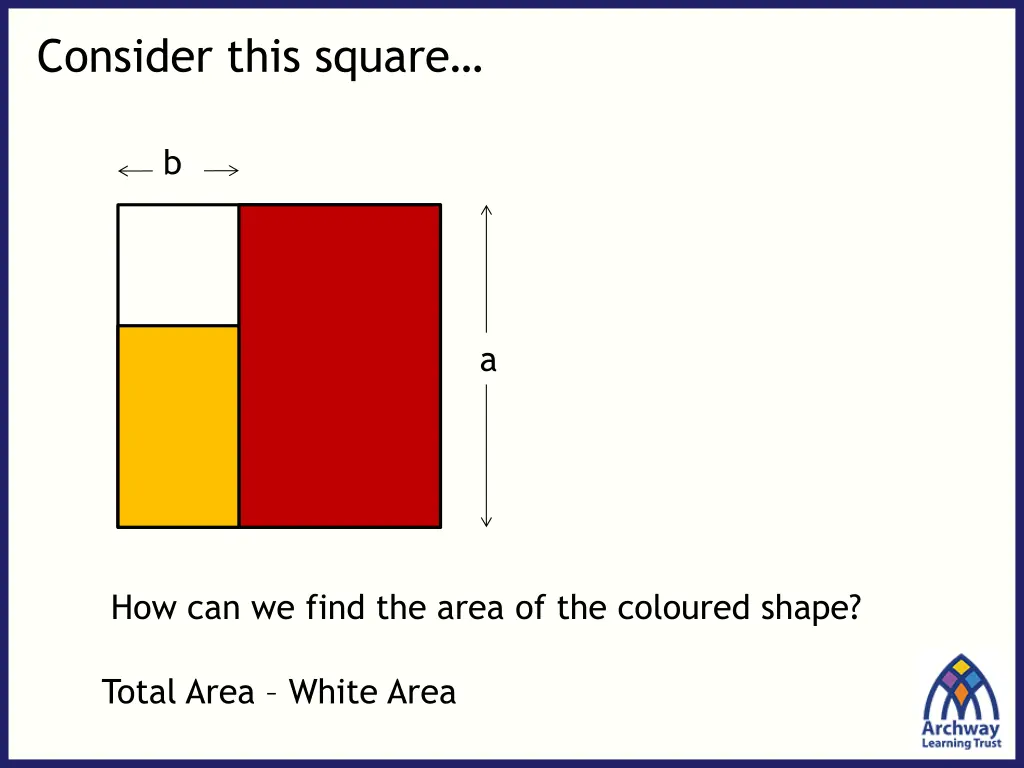 consider this square