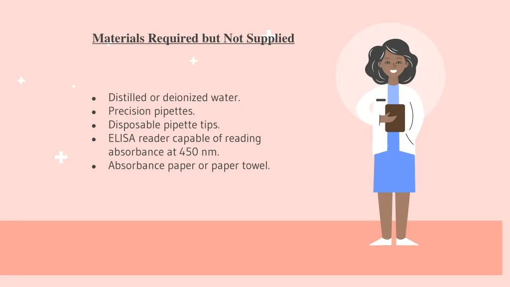 materials required but not supplied