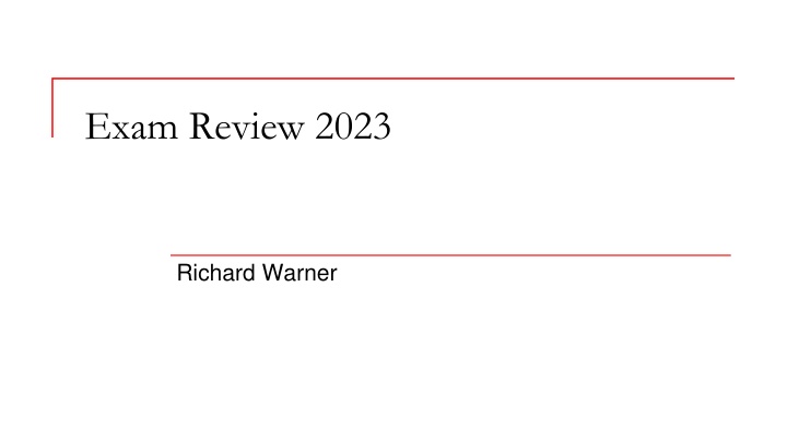 exam review 2023