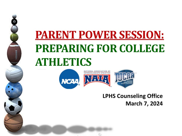 parent power session preparing for college