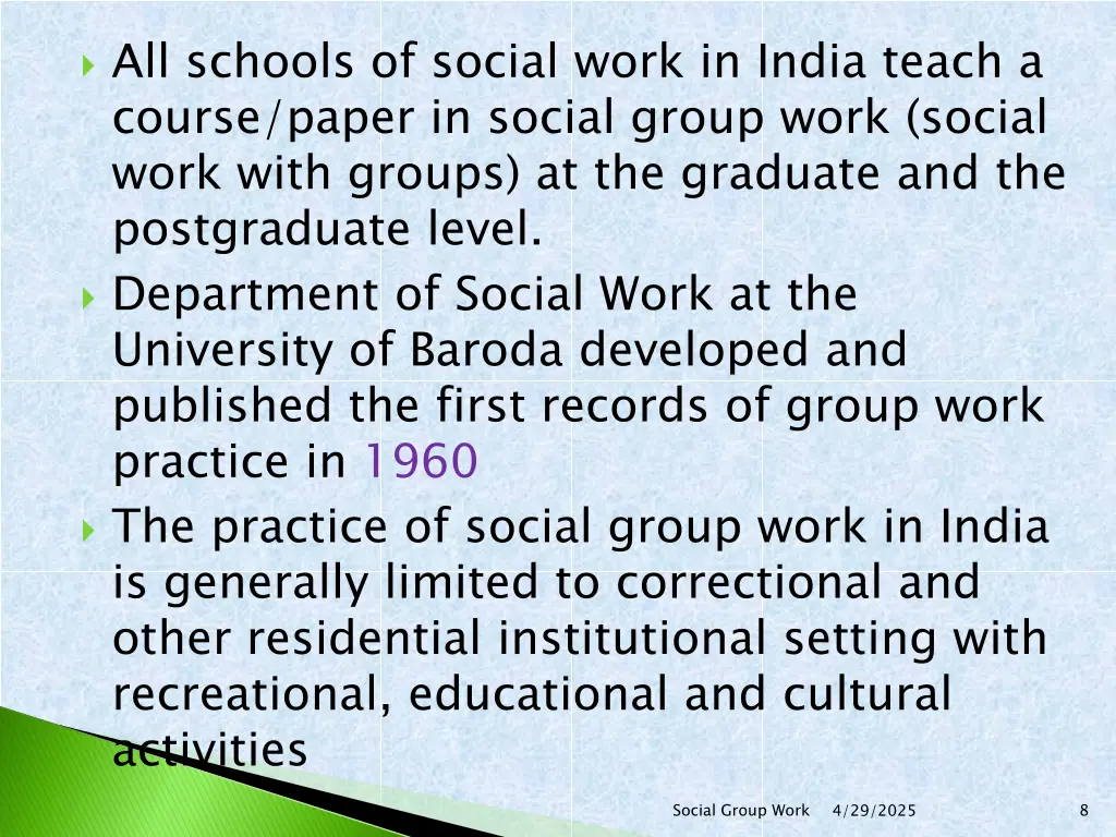 all schools of social work in india teach