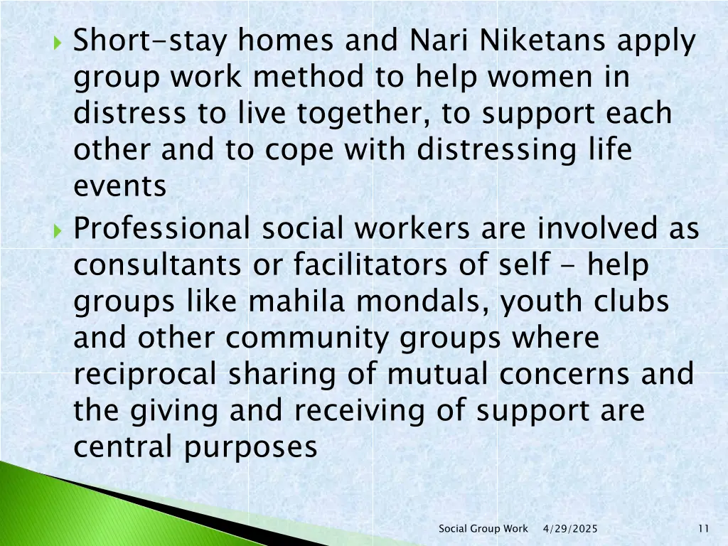 short stay homes and nari niketans apply group