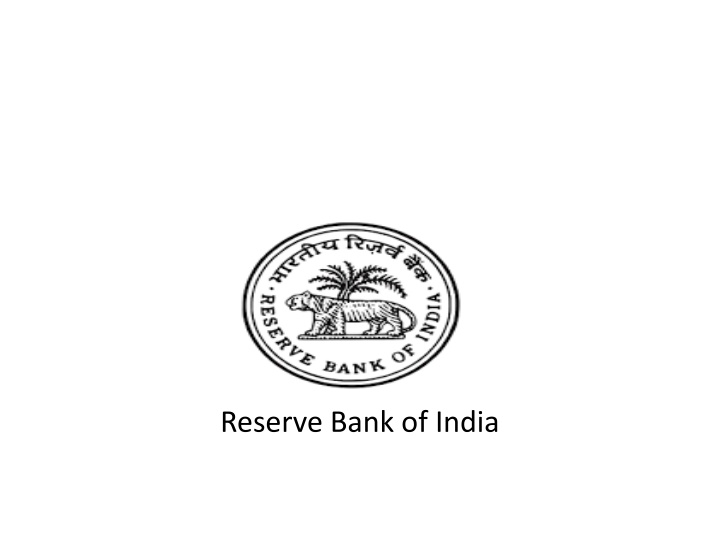 reserve bank of india