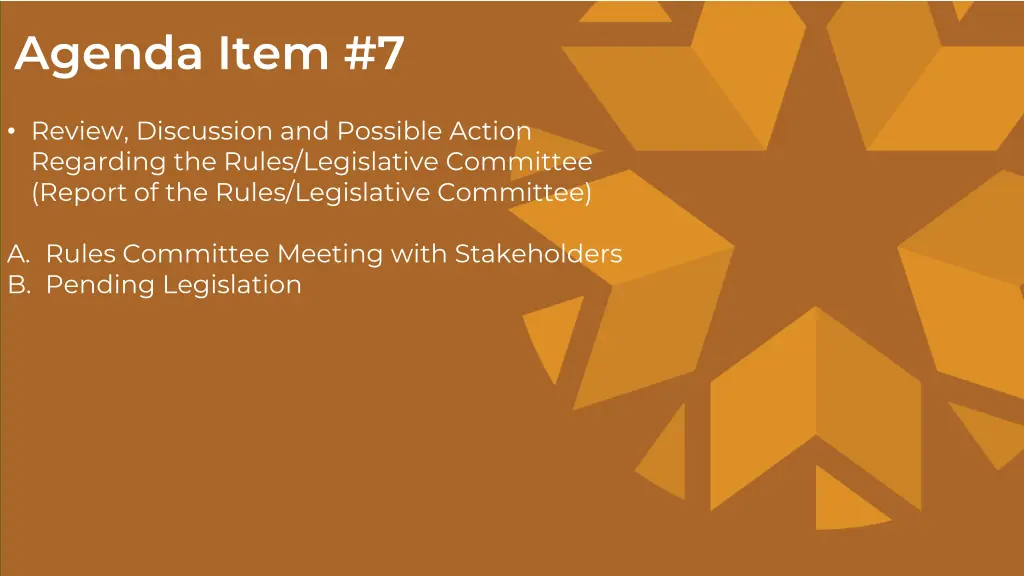 agenda item 7