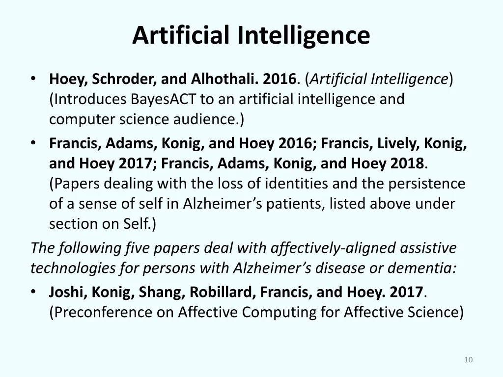 artificial intelligence