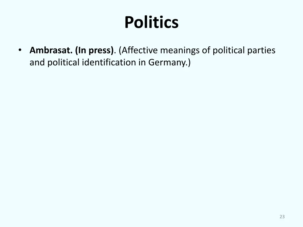 politics