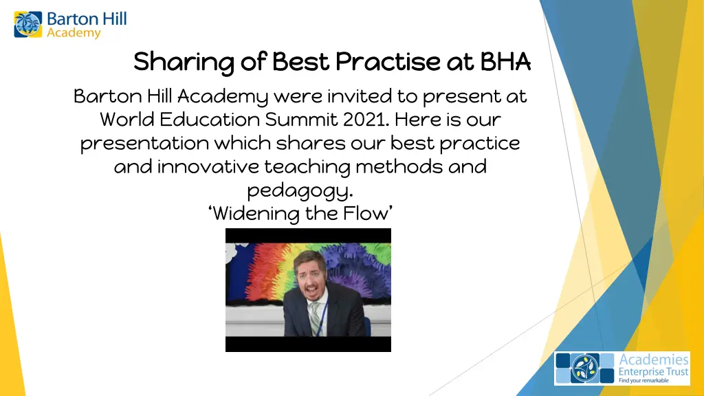sharing of best practise at bha sharing of best