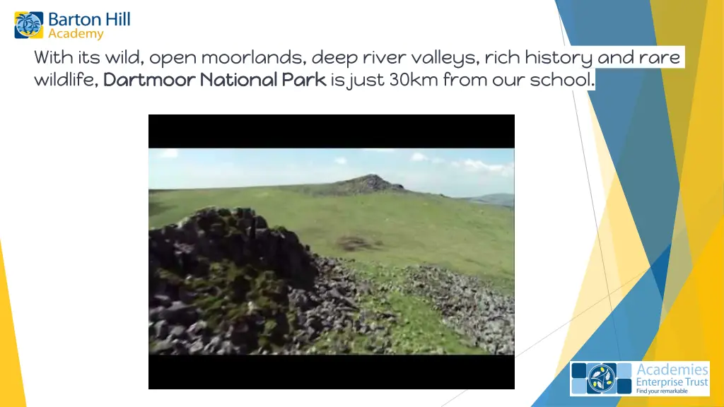 with its wild open moorlands deep river valleys