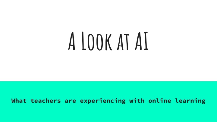 a look at ai