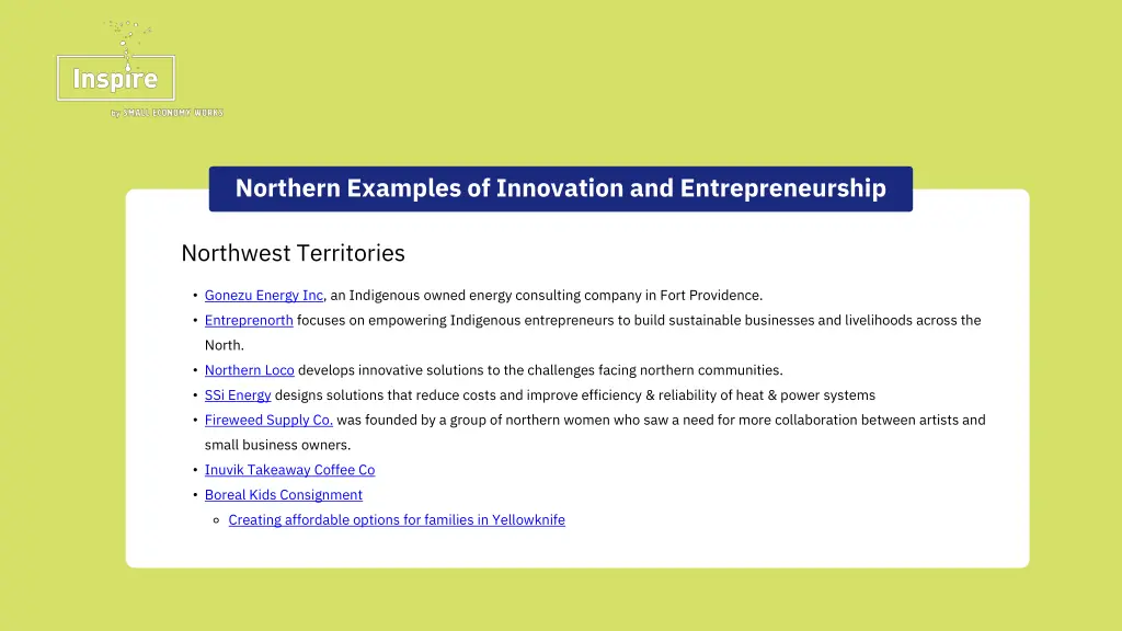 northern examples of innovation 3
