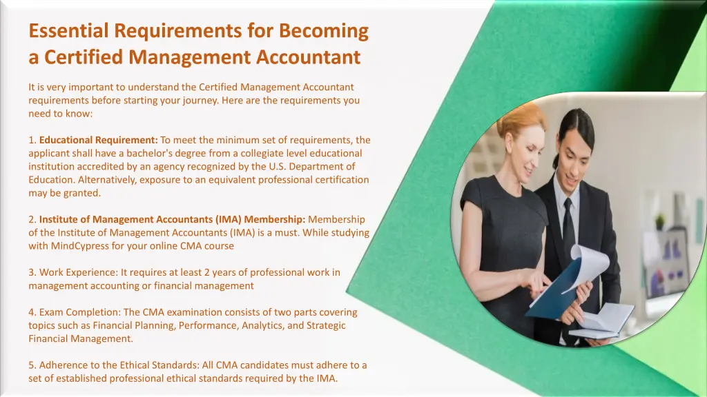 essential requirements for becoming a certified