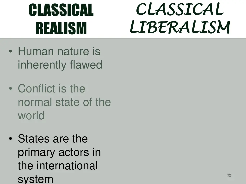 classical classical liberalism liberalism 2