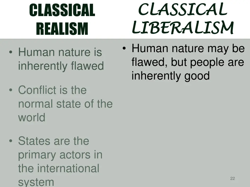 classical classical liberalism liberalism 3