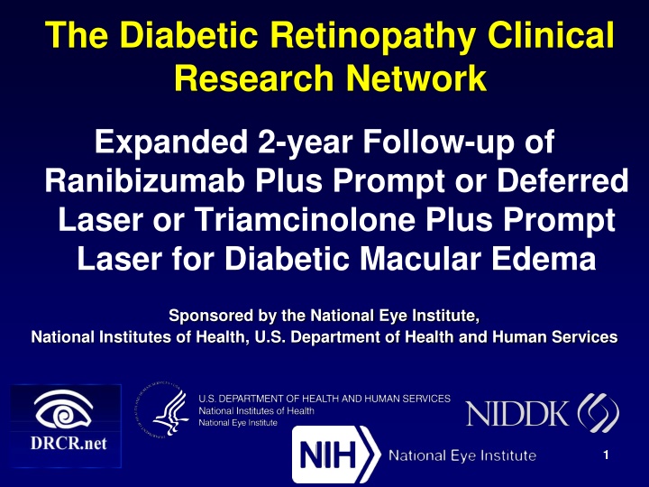 the diabetic retinopathy clinical research network