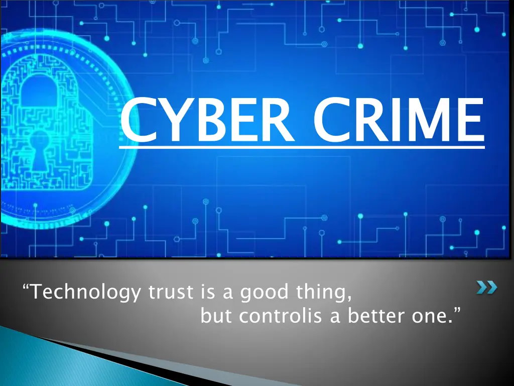 cyber crime